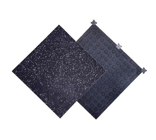Premium Connector Tile Series - Black with White Speckles - 30mm