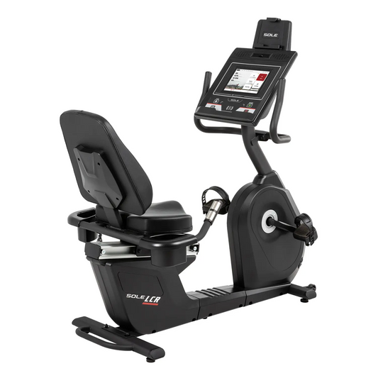 sole lcr recumbent touch screen bike