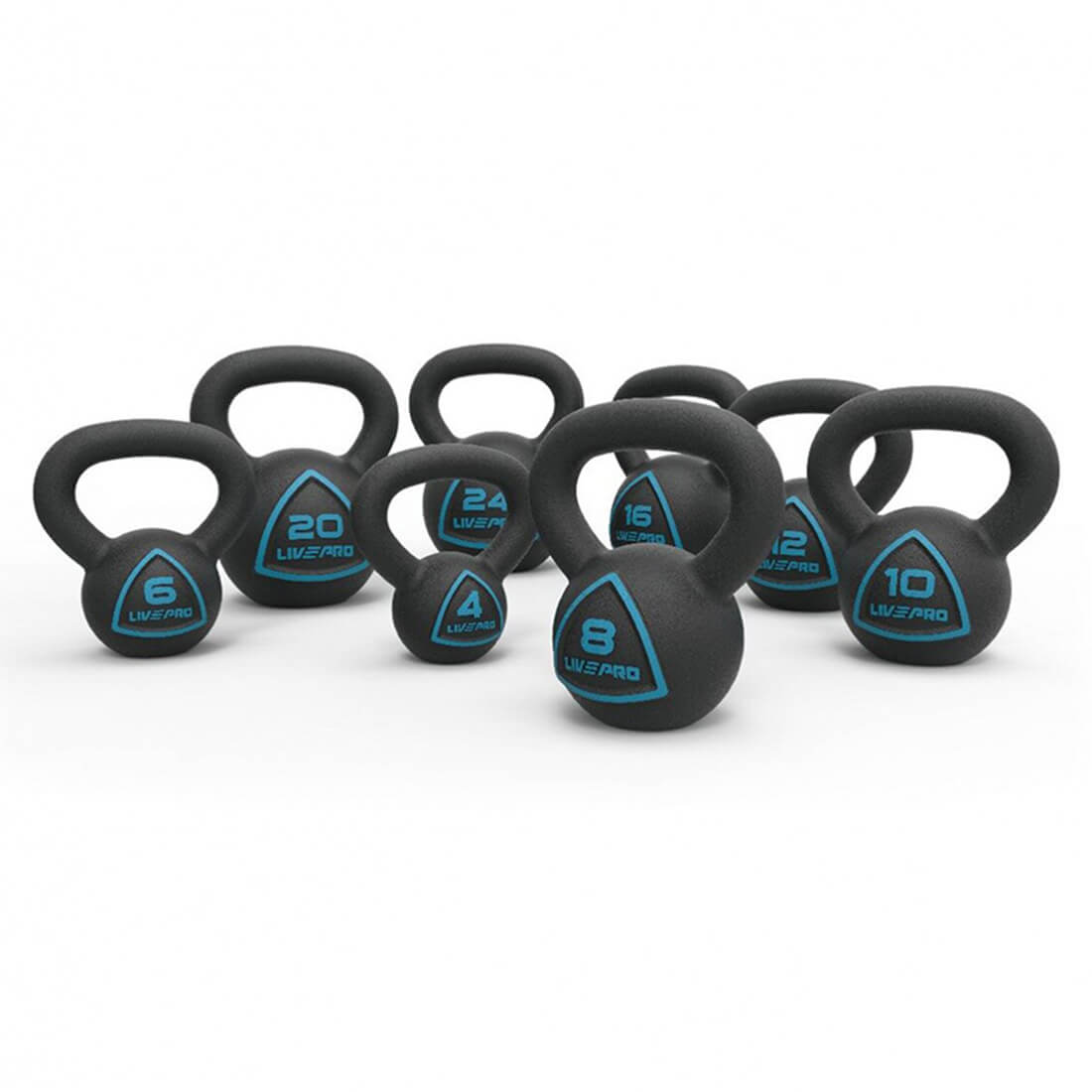Kettlebells Set with 3-Tier Rack Kettlebells Set with 3-Tier Rack