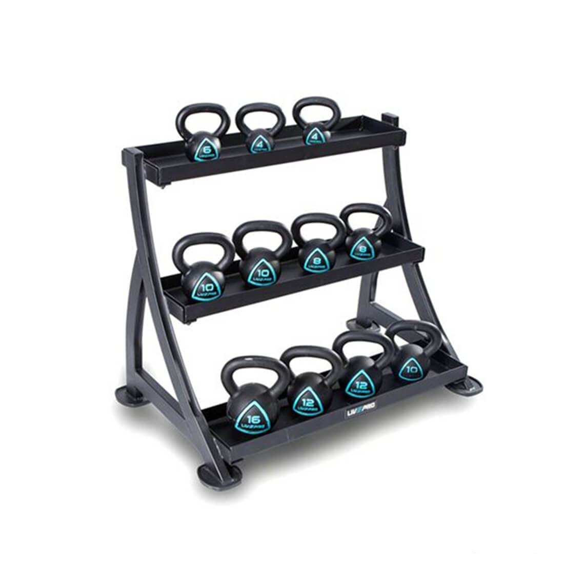 Kettlebells Set with 3-Tier Rack Kettlebells Set with 3-Tier Rack