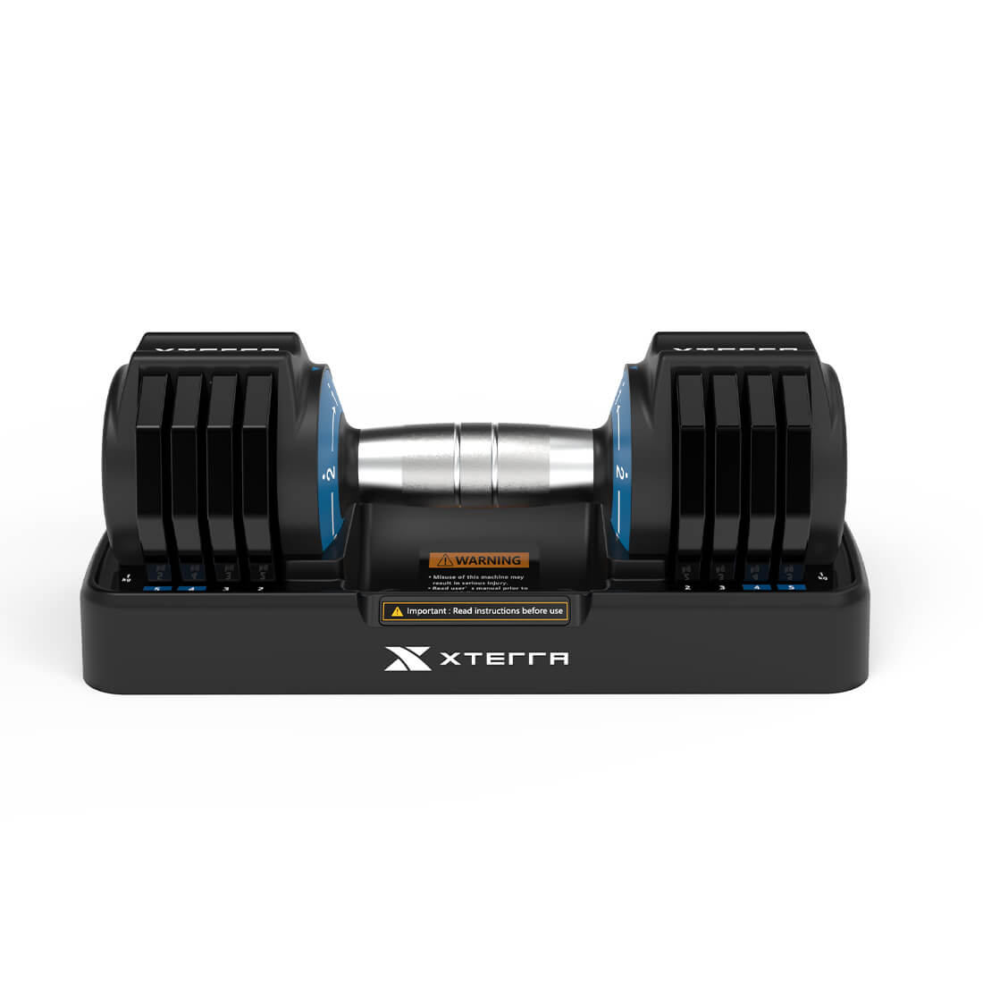 Xterra Adjustable Dumbbells (1-5 Kg) Set With Stand Xterra Adjustable Dumbbells (1-5 Kg) Set With Stand