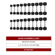 110kg-Rubber-Hexagonal-Dumbbell-Set-1kg-to-10kg-Pairs
