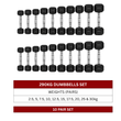 290kg-Rubber-Hexagonal-Dumbbell-Set-2.5kg-to-30kg-Pairs