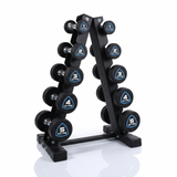 30kg-Urethane-Round-Dumbbells-Set-with-5-Pairs-A-Frame-Rack-1kg-to-5kg-01