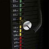 Lat pulldown machine	Upper body workout machine