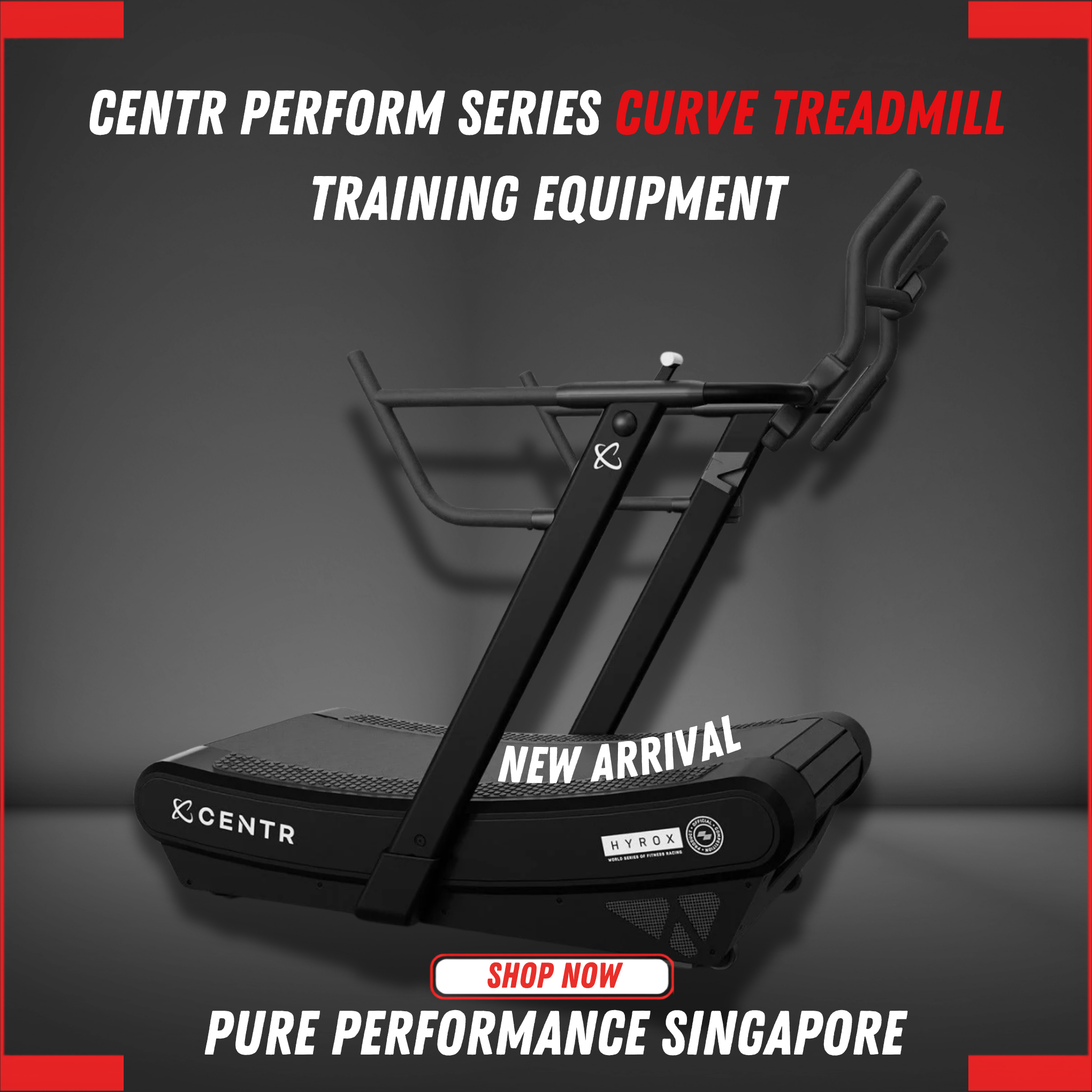 Centr Perform Series Curve Treadmill Singapore | Self-Powered HIIT Training Treadmill