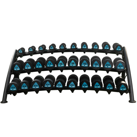 Urethane Round Dumbbells (2kg to 30kg) Set