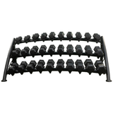 270kg Hex Dumbbell Set with 15 Pair 3-Tier Rack (LP8903) (1kg to 20kg)