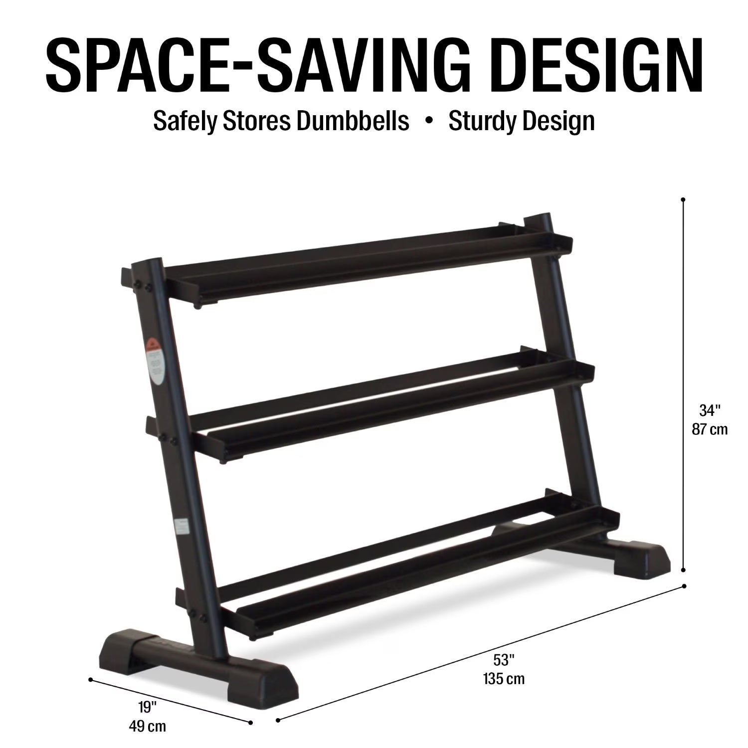 Inspire 3-Tier Dumbbells Rack