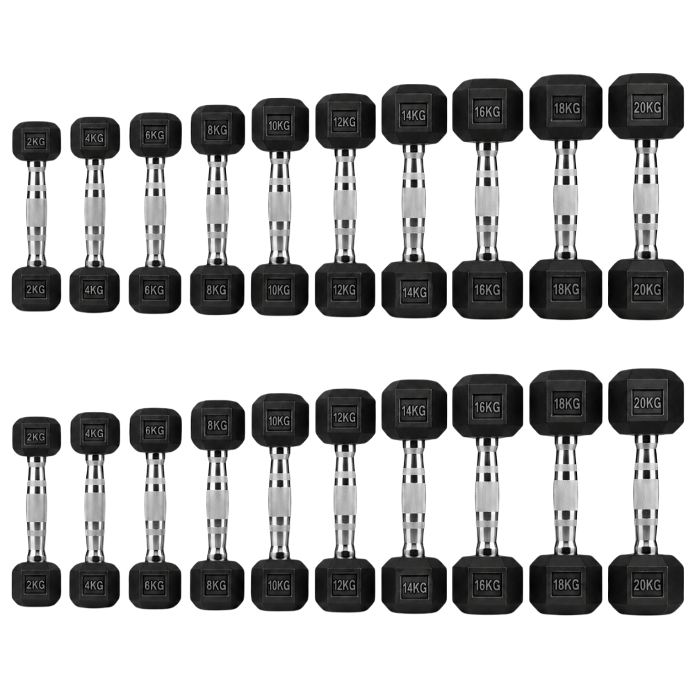 Rubber-Hexagonal-Dumbbell-Set-2kg_20kg-Pairs