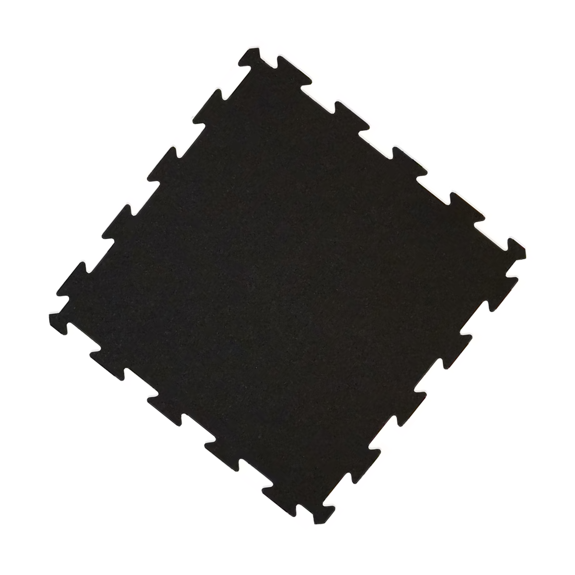 Rubber Interlocking Mats - Black