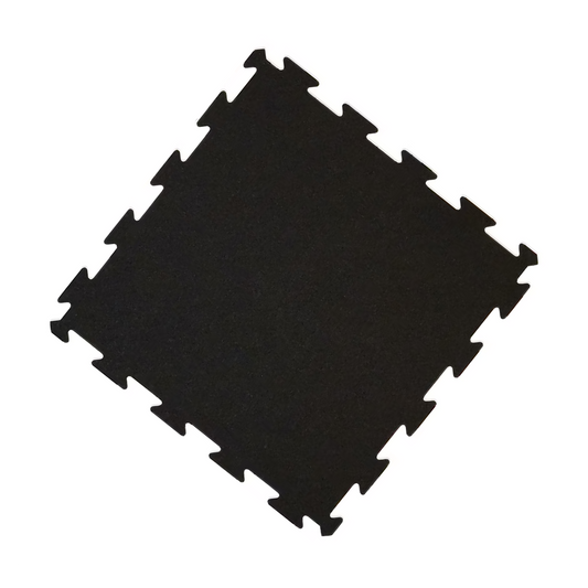 Rubber Interlocking Mats - Black
