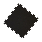 Rubber Interlocking Mats - Black