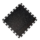 Rubber Interlocking Mats - Black with White Speckles - 10mm