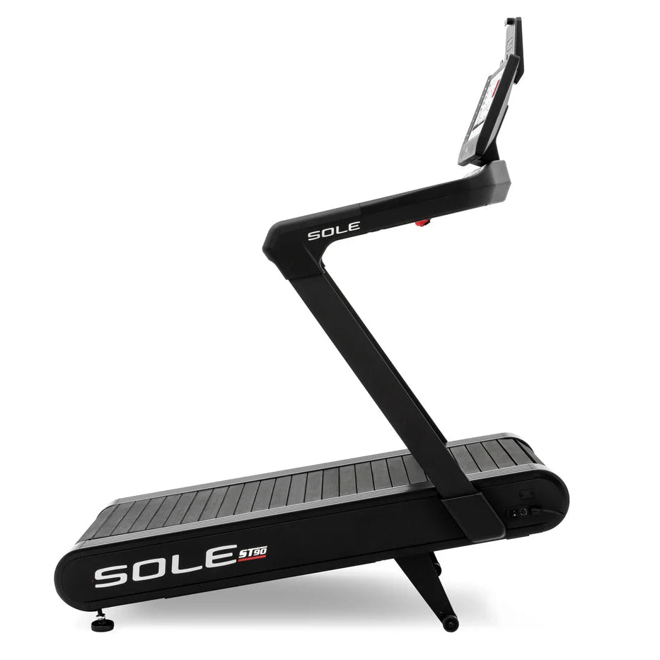 st90 slat touch screen treadmill incline