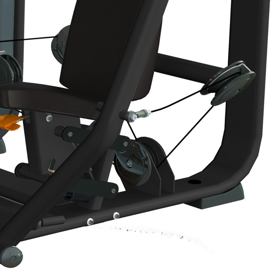 Strength training chest machine