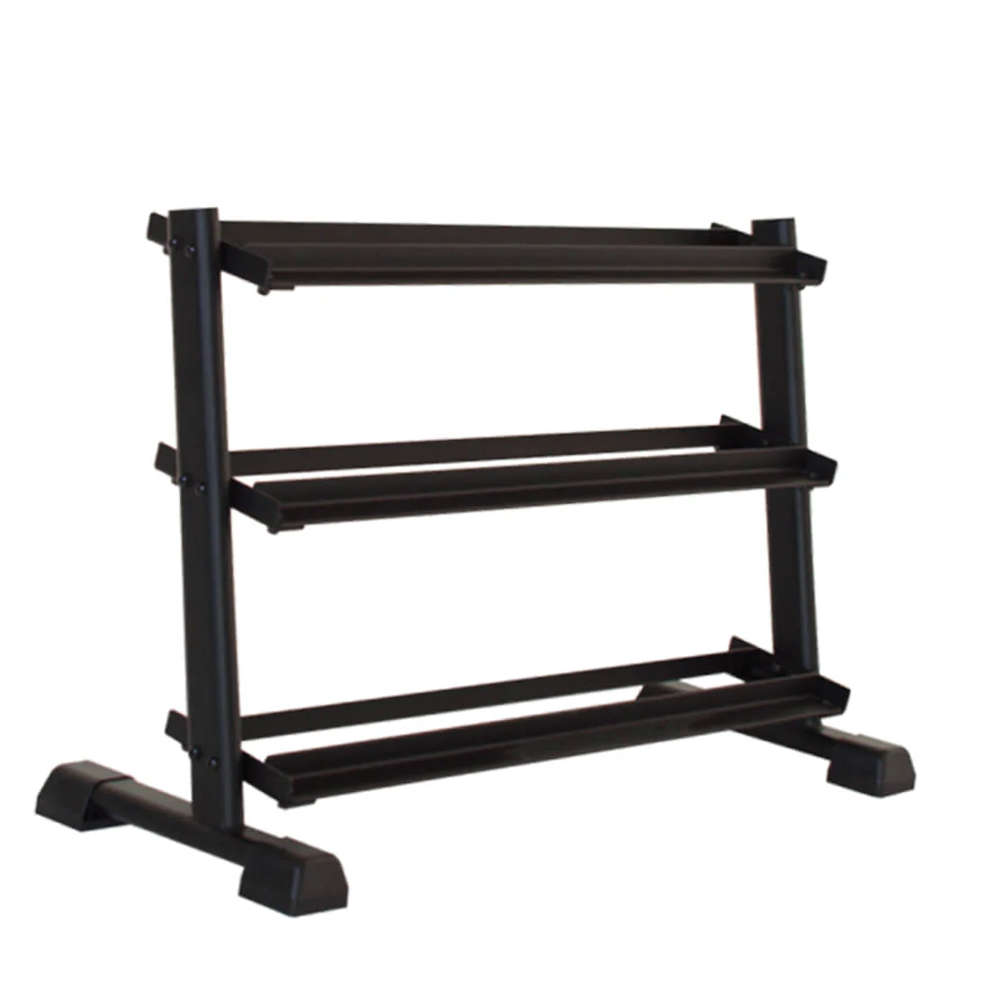 Hex Dumbbell Set with 3 Tier Rack