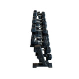 Hex Rubber Dumbbells (2.5kg to 25kg) Set