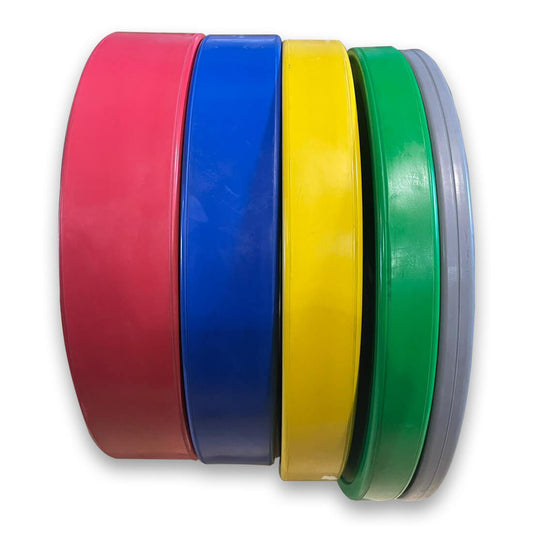 Rubber Colored Bumper Plates Set