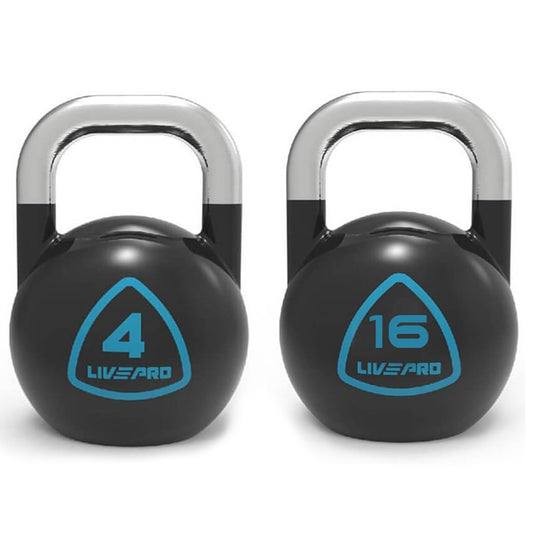 Steel Competition Kettlebells Set (4 To 28kg)