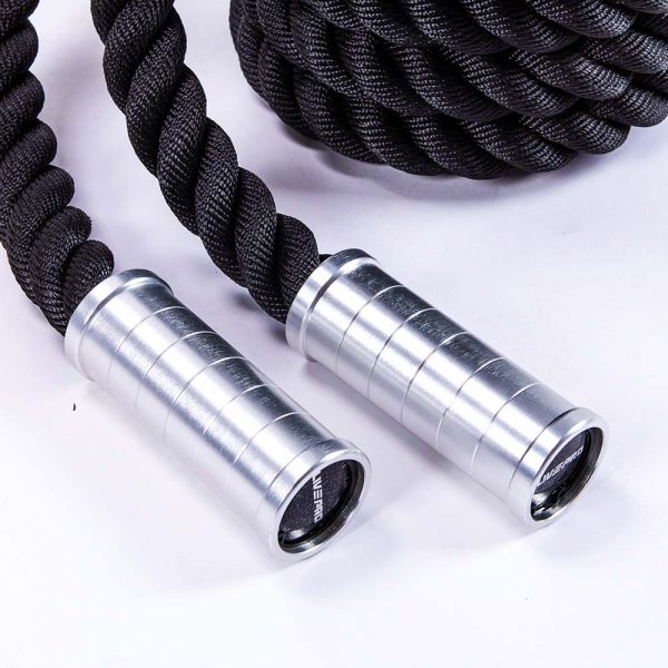 Military Rope Handle Premium Aluminium Handle Battle Rope | Sole Fitness