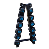 Premium Rubber Dumbbells (2.5kg to 15kg) Set