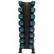 Premium Rubber Dumbbells (2.5kg to 20kg) Set