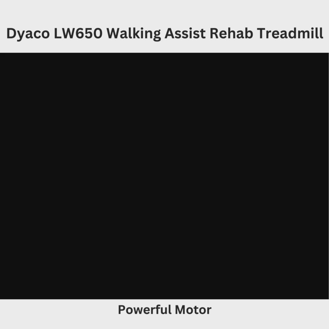 Dyaco LW650 Walking Assist Treadmill