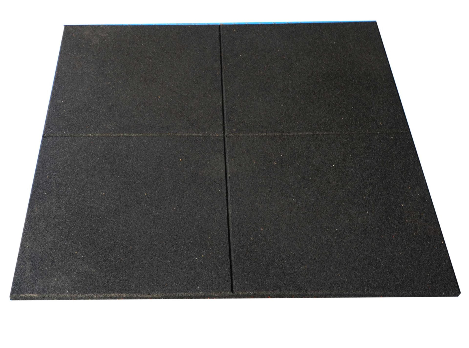 Premium Commercial Rubber Tiles Black - 20mm
