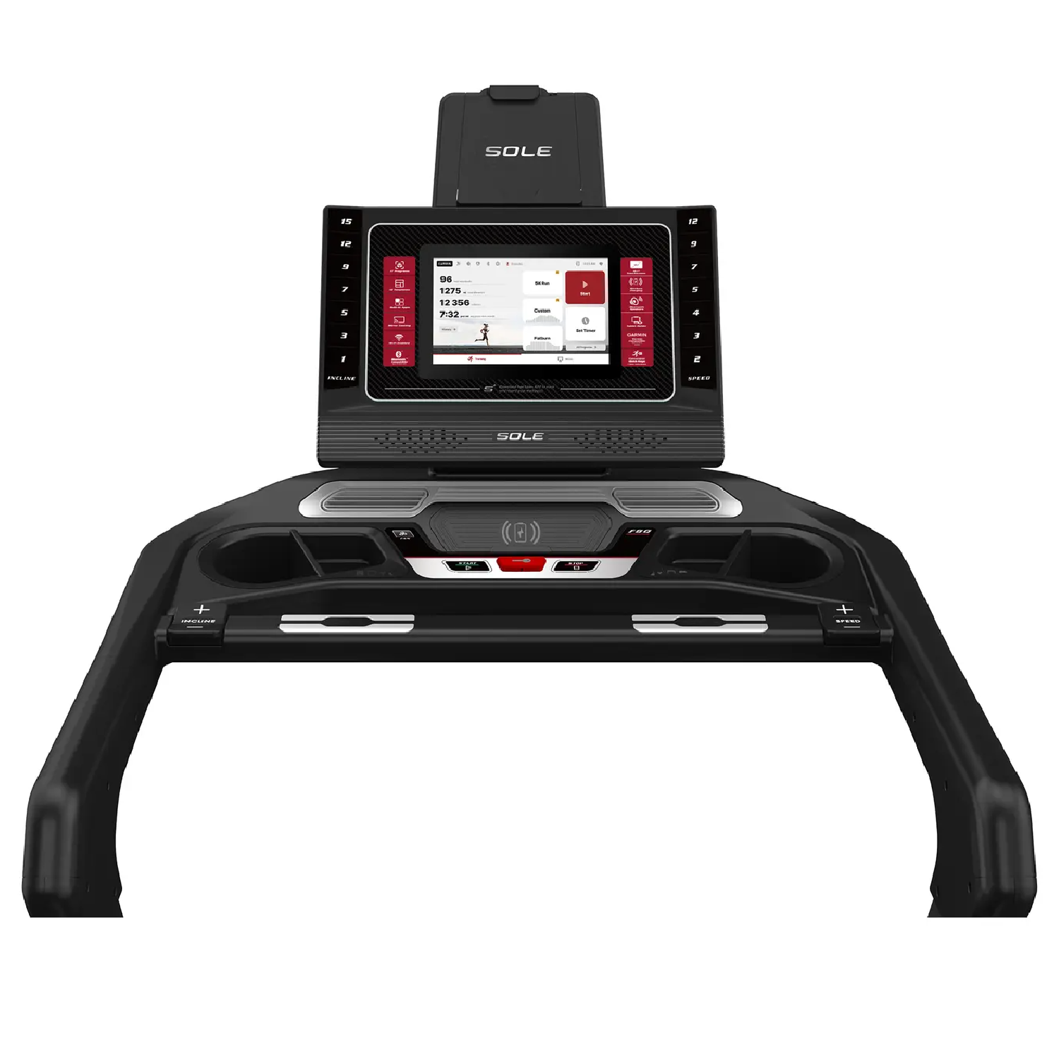 sole treadmill f80 console