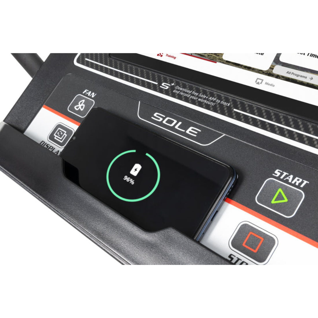 Sole LCB Upright Bike with Touch Screen