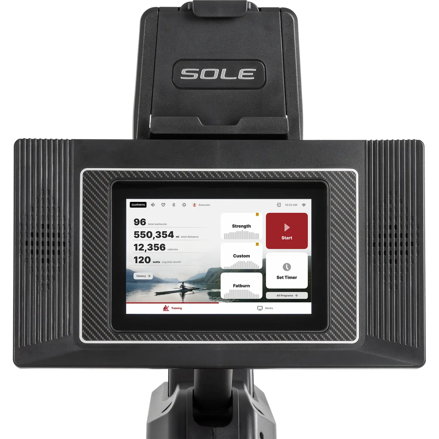 Sole SR550 Rower - Touch Screen