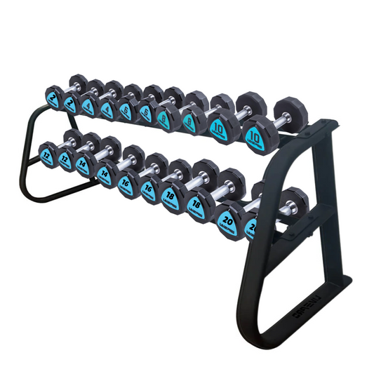 Urethane 12-Sided Dumbbells (2kg to 20kg) Set