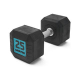 Rubber Octagonal Dumbbells