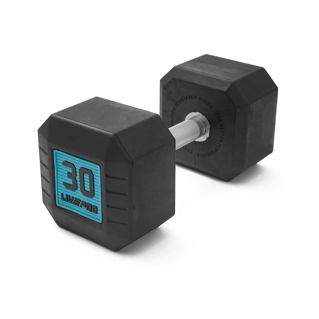 Rubber Octagonal Dumbbells