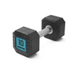 Rubber Octagonal Dumbbells (Sold as Pairs)