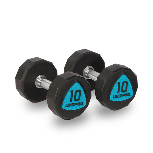 12-Sided Urethane Dumbbells