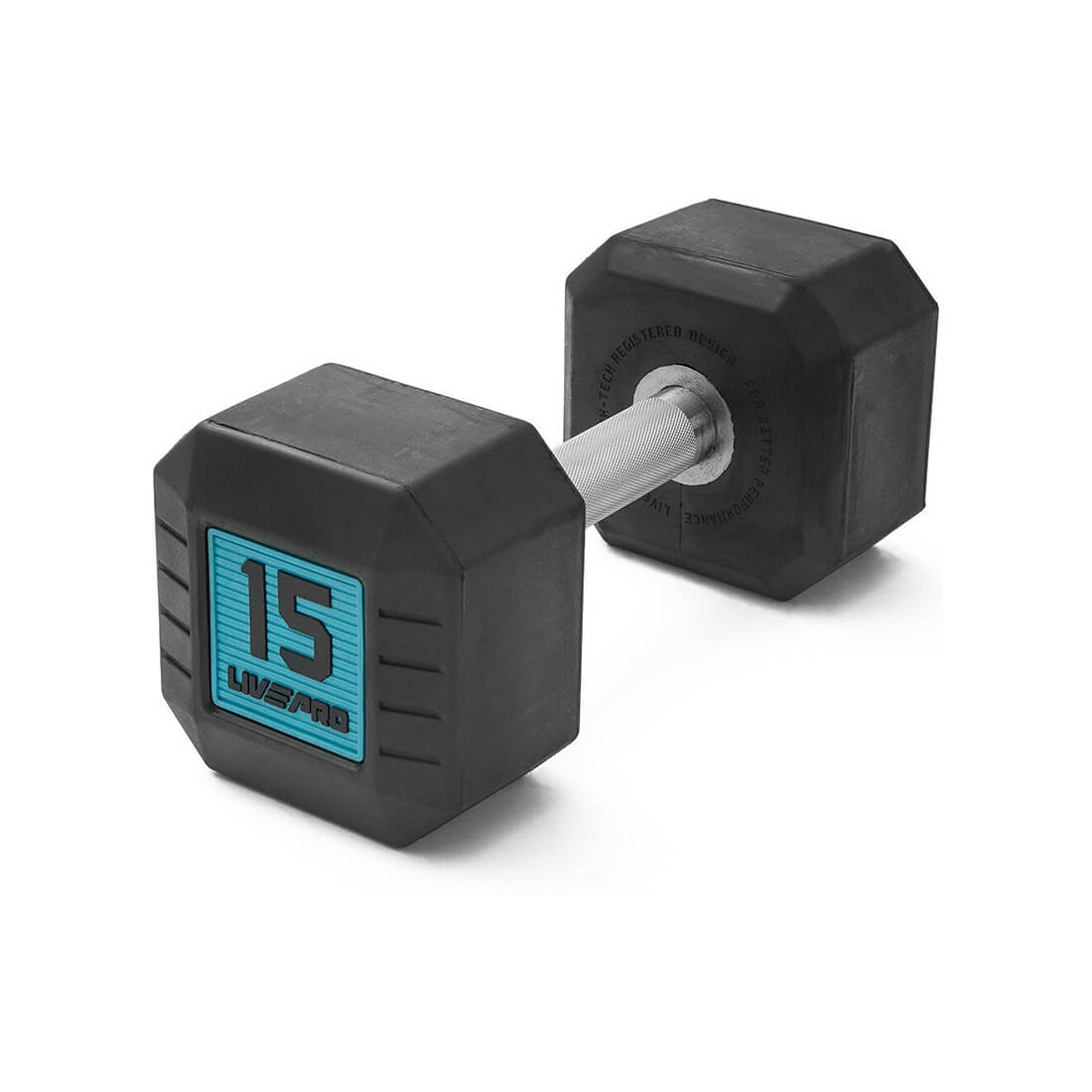 Rubber Octagonal Dumbbells