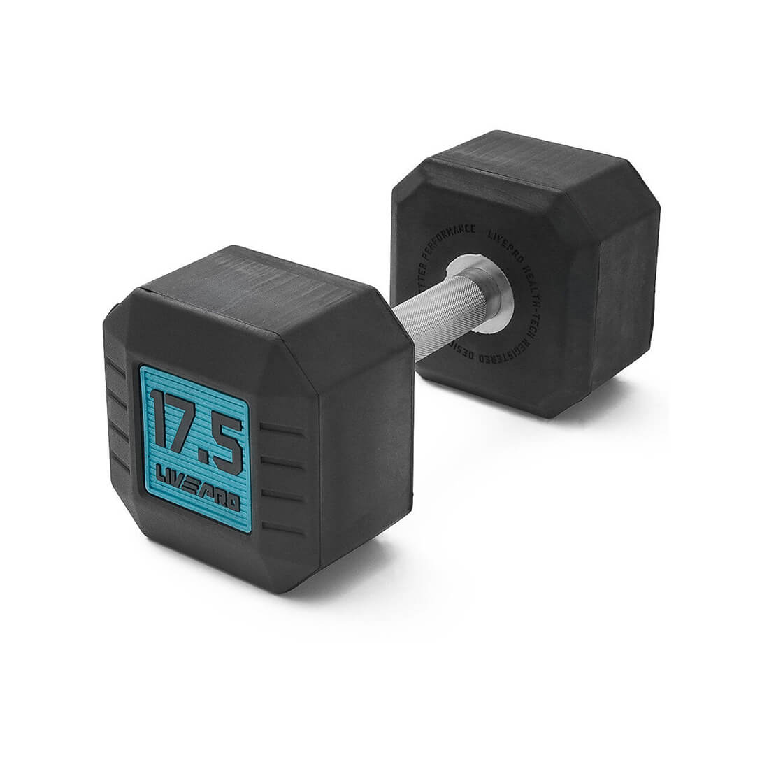 Rubber Octagonal Dumbbells