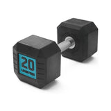 Rubber Octagonal Dumbbells