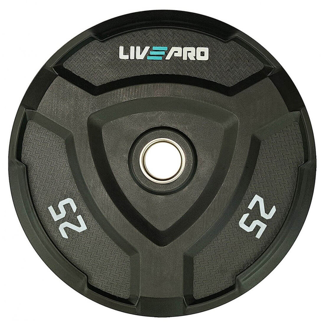 Livepro Rubber Bumper Plates - Sold As Pair (5 to 25kg)