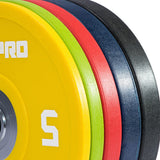 Livepro Urethane Competition Bumper Plates - Sold As Pair (5 to 25kg)