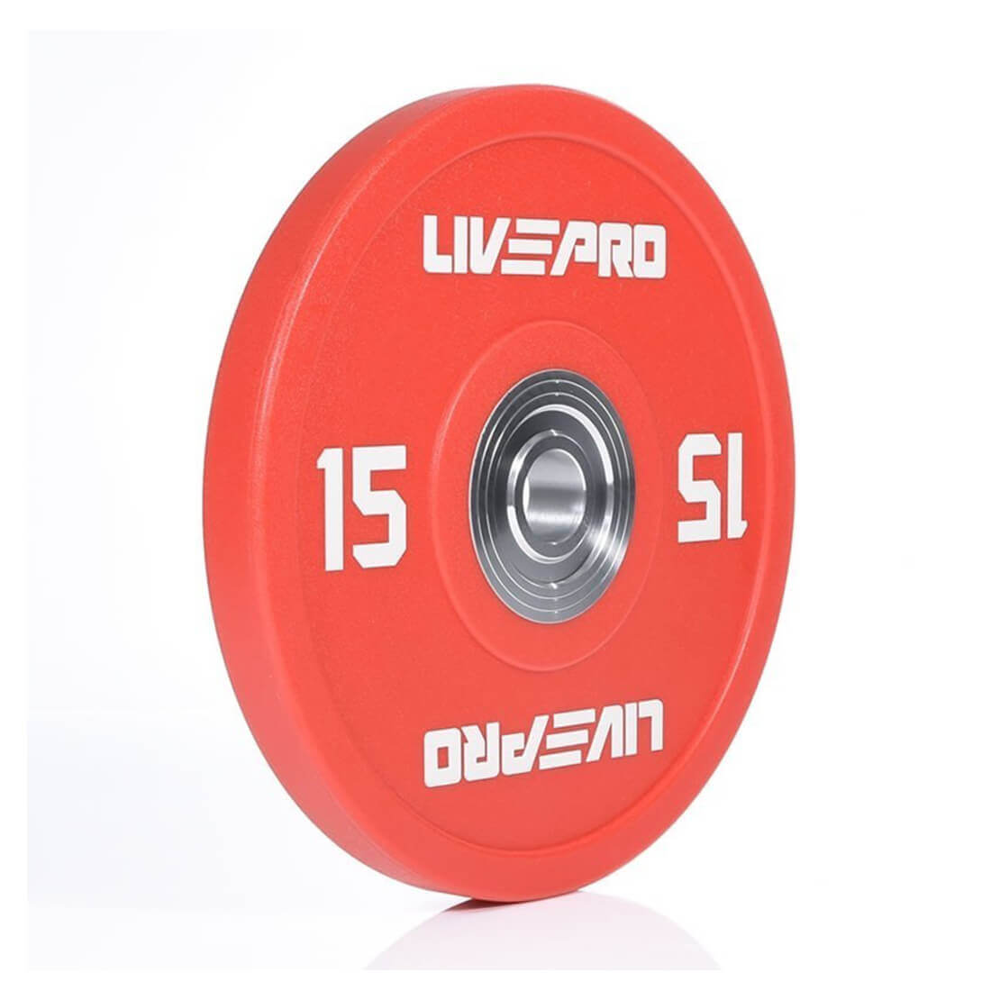 Livepro Urethane Competition Bumper Plates - Sold As Pair (10 to 25kg)