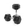 Rubber Hexagonal Dumbbells (Sold as Pairs)