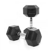 Rubber Hexagonal Dumbbells (Sold as Pairs)