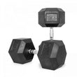 Rubber Hexagonal Dumbbells (Sold as Pairs)