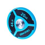 Livepro Urethane Elite Competition Bumper Plates 20kg - Sold as Pair