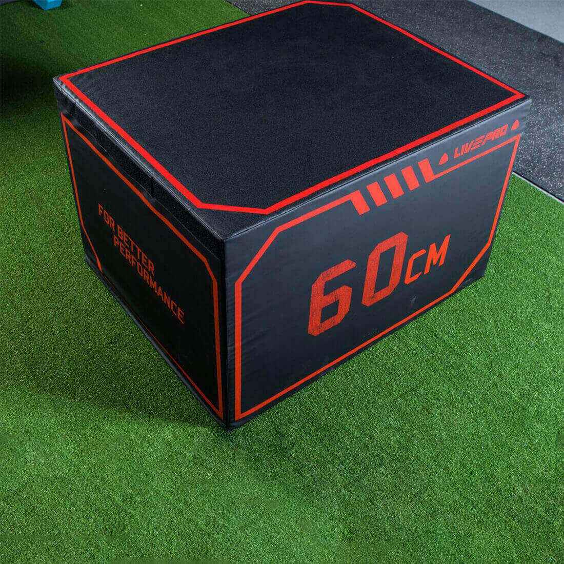 Livepro Soft Foam Plyometric Boxes - Pro Duty - Full Set - Display Unit