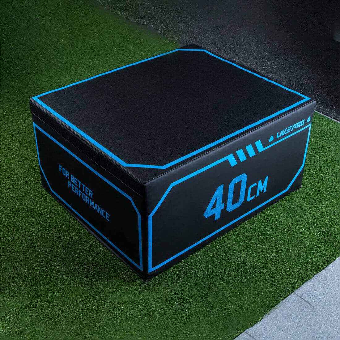 Livepro Soft Foam Plyometric Boxes - Pro Duty - Full Set - Display Unit