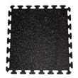 Rubber Interlocking Mats - Black with White Speckles
